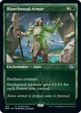 Blanchwood Armor 384 (Promo Pack: The Brothers' War)  - Foil | Good Games Cannington