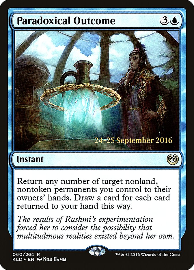 Paradoxical Outcome [Kaladesh Prerelease Promos] | Good Games Cannington