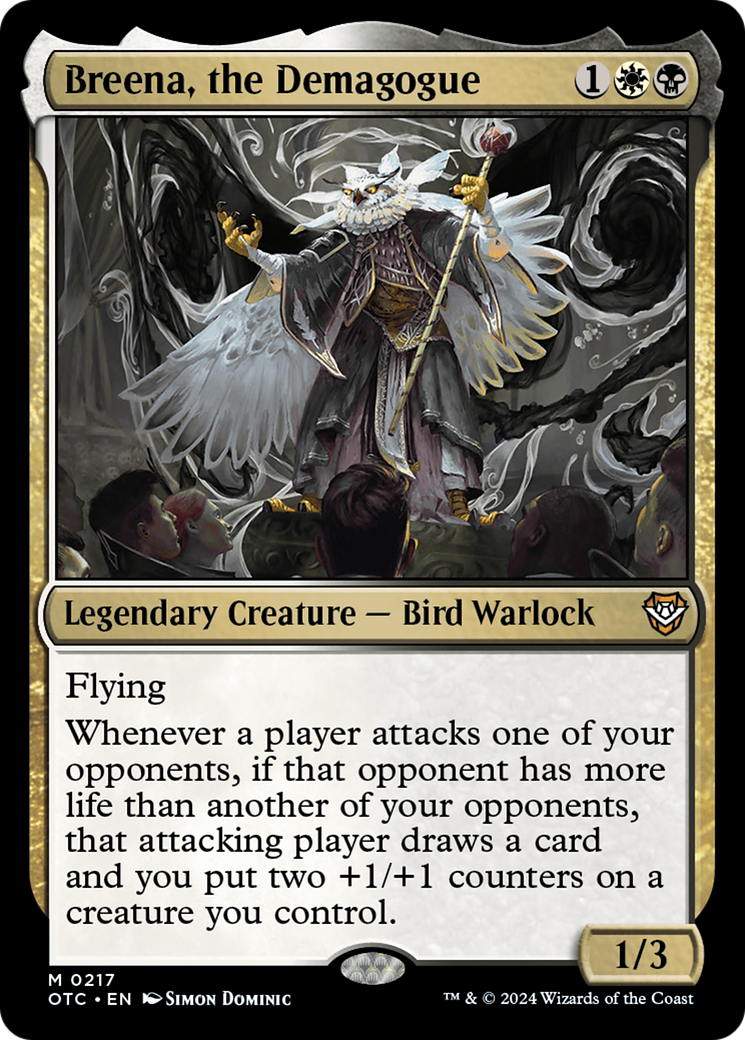 Breena, the Demagogue [Outlaws of Thunder Junction Commander] | Good Games Cannington