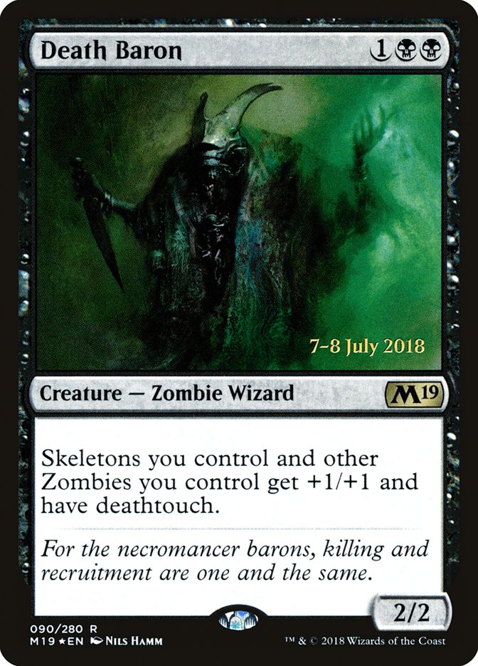 Death Baron [Core Set 2019 Prerelease Promos] | Good Games Cannington