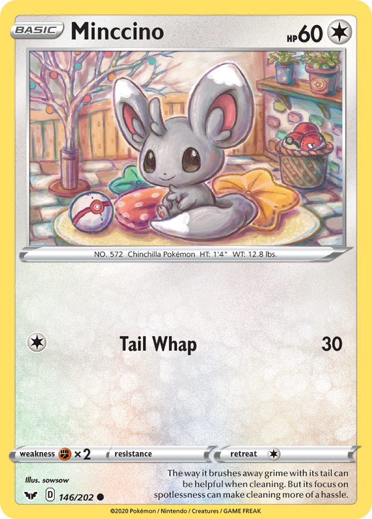 Minccino (146/202) [Sword & Shield: Base Set] | Good Games Cannington