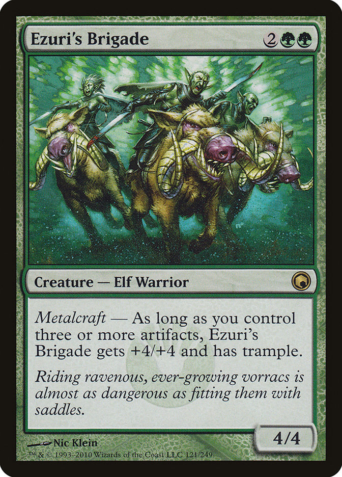 Ezuri's Brigade 121/249 (Scars of Mirrodin)  | Good Games Cannington