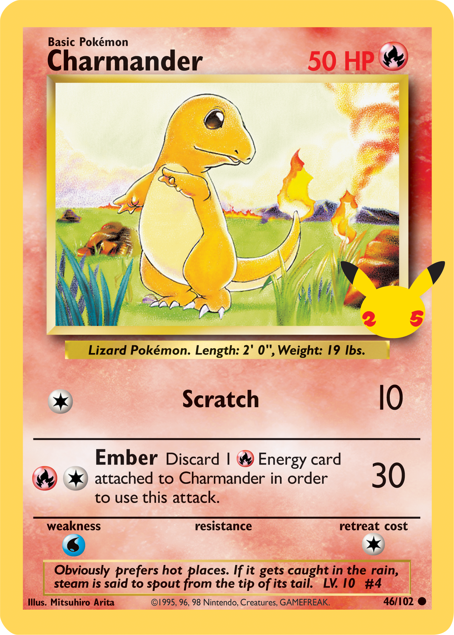 Charmander (46/102) (Jumbo Card) [First Partner Pack] | Good Games Cannington