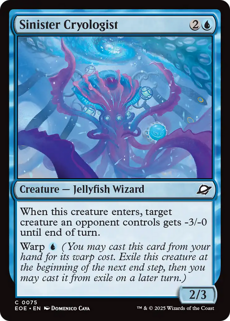 Sinister Cryologist [Edge of Eternities] | Good Games Cannington