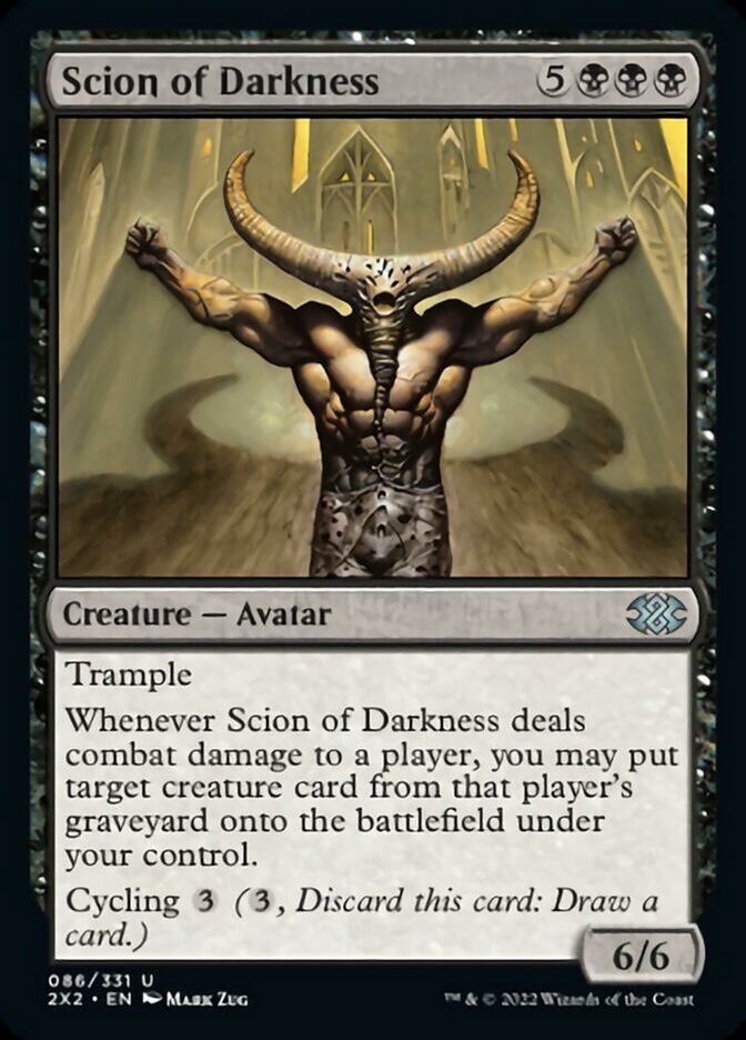 Scion of Darkness [Double Masters 2022] | Good Games Cannington