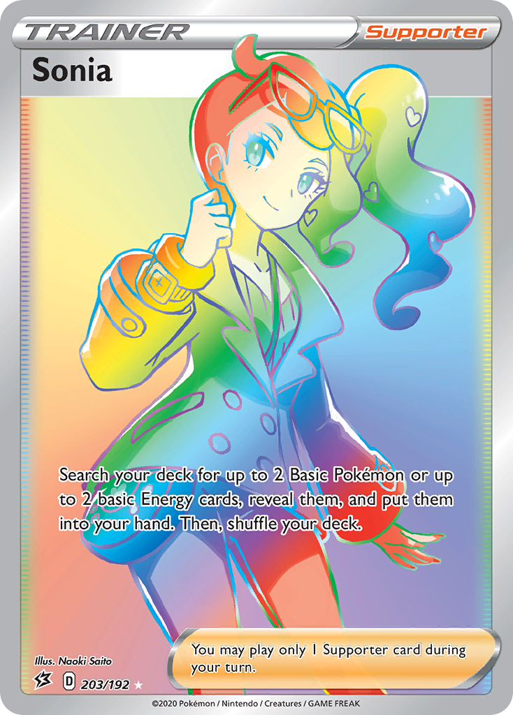 Sonia (203/192) [Sword & Shield: Rebel Clash] | Good Games Cannington