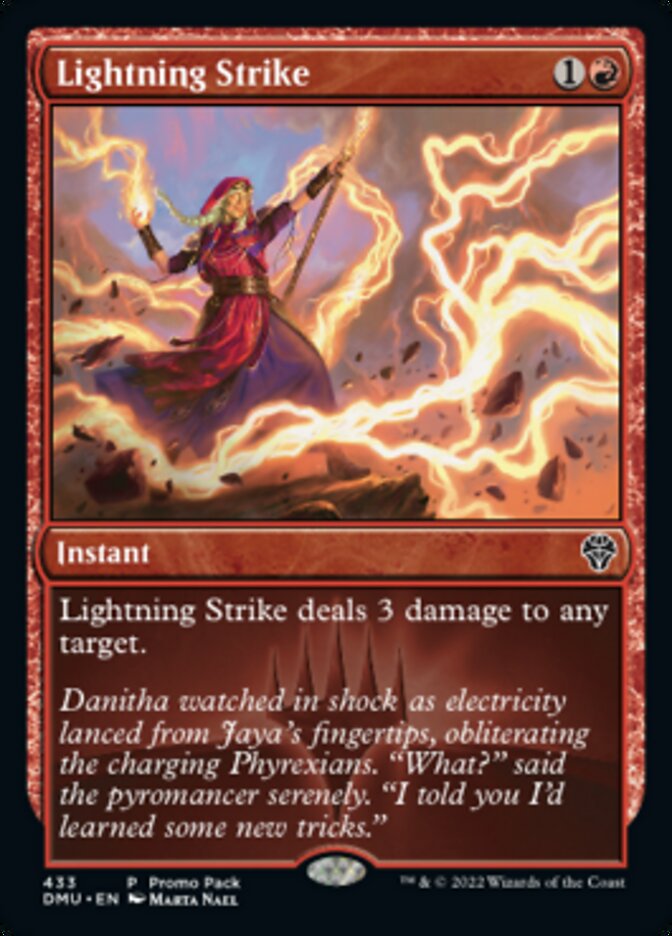 Lightning Strike (Promo Pack) [Dominaria United Promos] | Good Games Cannington