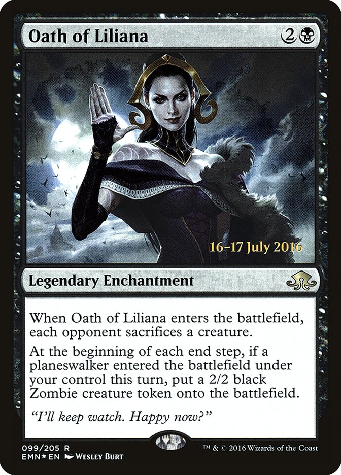 Oath of Liliana [Eldritch Moon Prerelease Promos] | Good Games Cannington