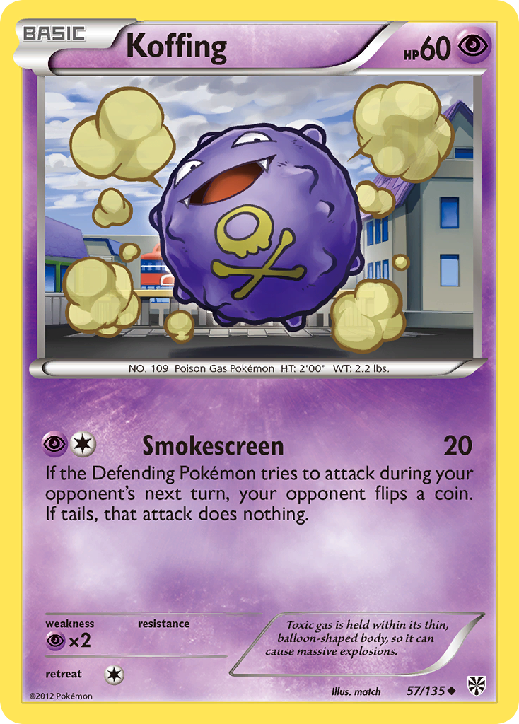 Koffing (57/135) [Black & White: Plasma Storm] | Good Games Cannington