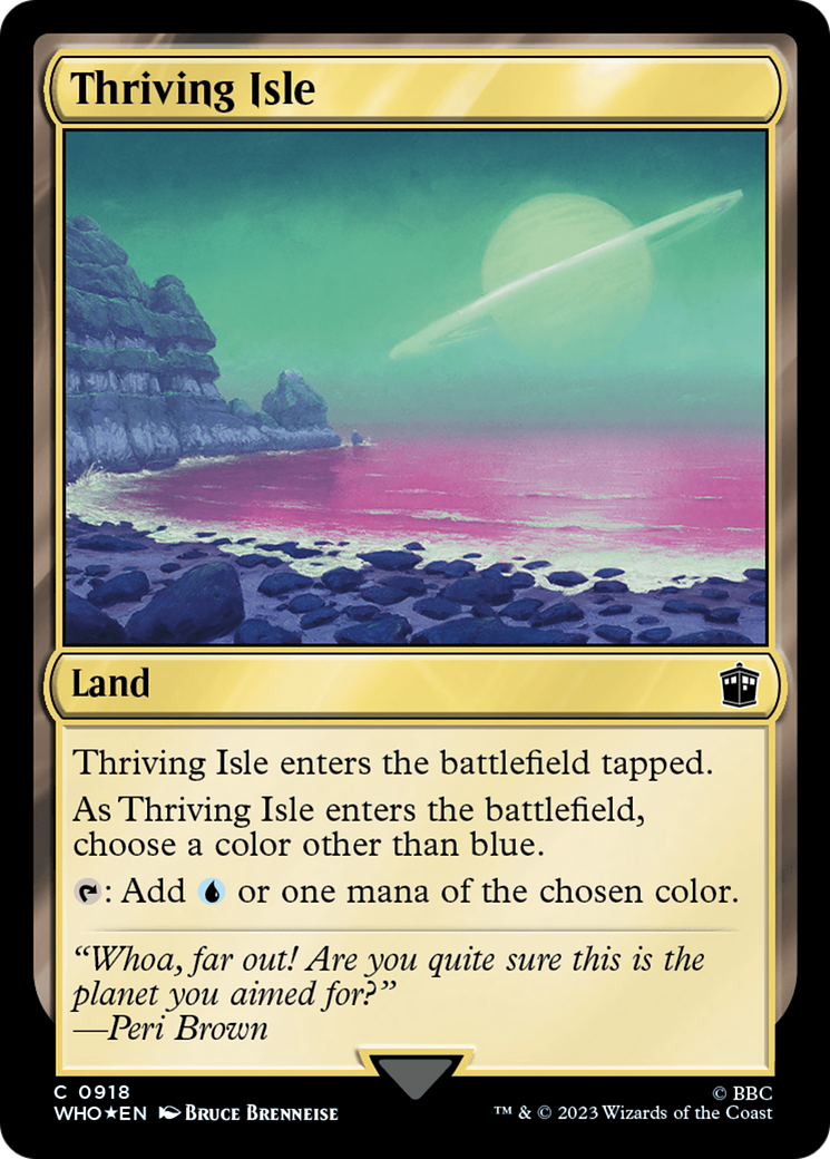 Thriving Isle (Surge Foil) [Doctor Who] | Good Games Cannington