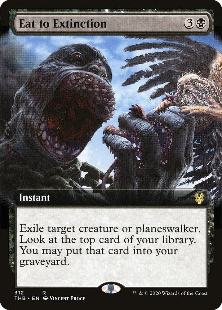 Eat to Extinction 312/254 (Theros Beyond Death)  - Extended Art | Good Games Cannington