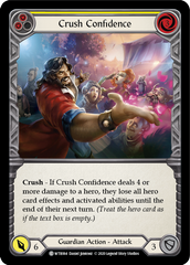Crush Confidence (Yellow) [U-WTR064] (Welcome to Rathe Unlimited)  Unlimited Rainbow Foil | Good Games Cannington