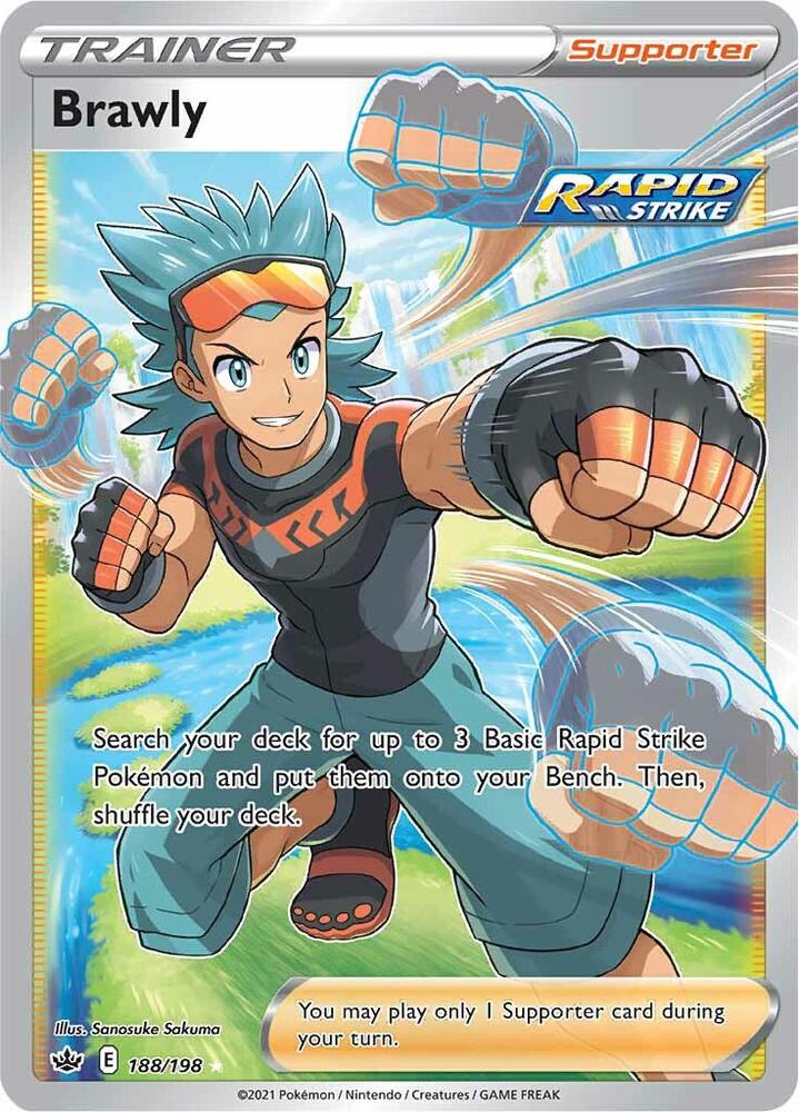 Brawly Full Art (SWSH06: Chilling Reign)  - Holofoil | Good Games Cannington