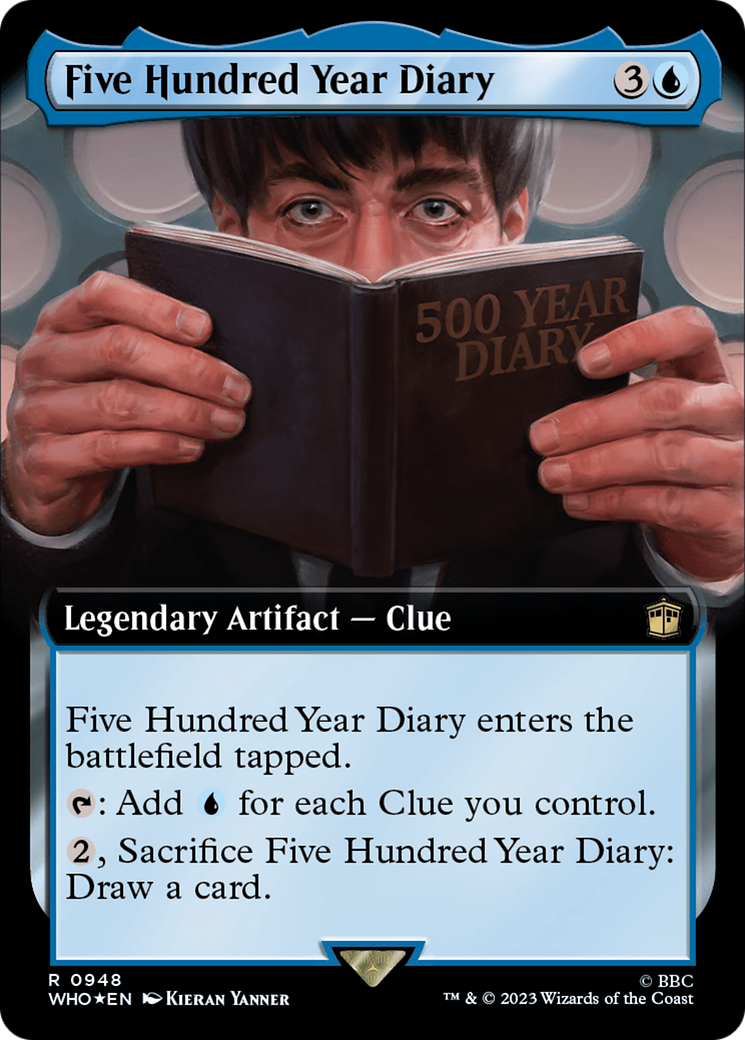 Five Hundred Year Diary (Extended Art) (Surge Foil) [Doctor Who] | Good Games Cannington
