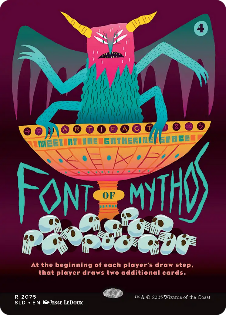 Font of Mythos (Rainbow Foil) [Secret Lair Drop Series] | Good Games Cannington