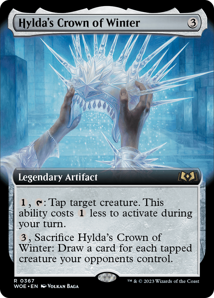 Hylda's Crown of Winter (Extended Art) [Wilds of Eldraine] | Good Games Cannington