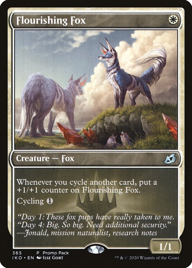 Flourishing Fox (Promo Pack) [Ikoria: Lair of Behemoths Promos] | Good Games Cannington