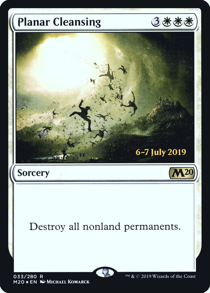 Planar Cleansing [Core Set 2020 Prerelease Promos] | Good Games Cannington