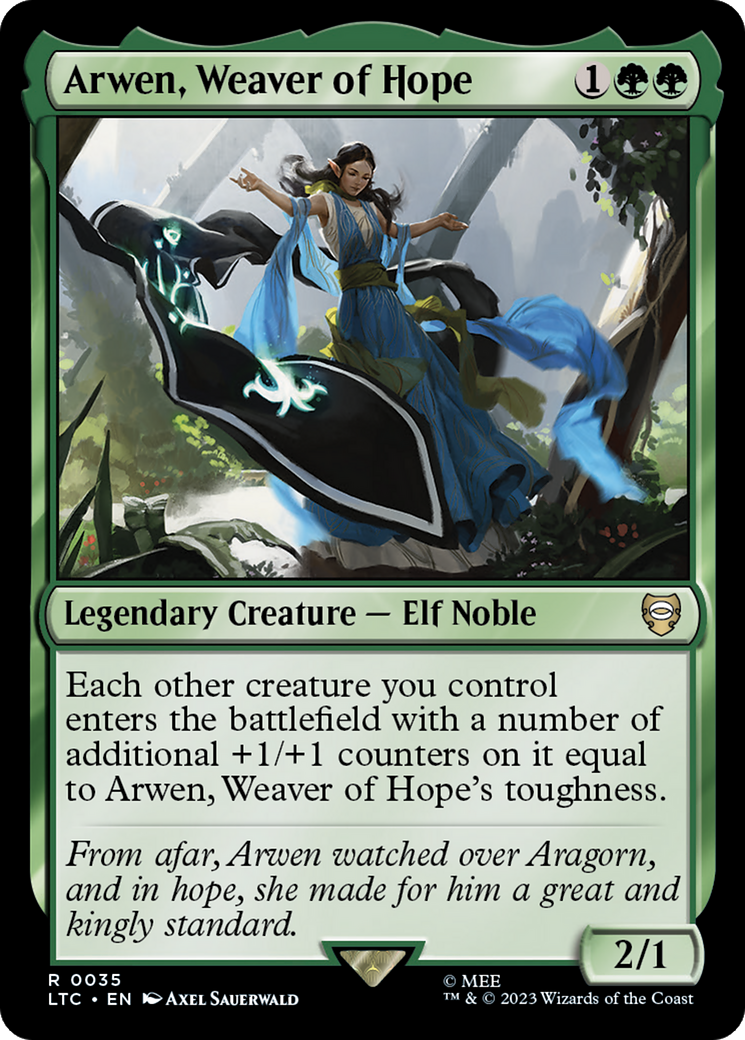 Arwen, Weaver of Hope [The Lord of the Rings: Tales of Middle-Earth Commander] | Good Games Cannington