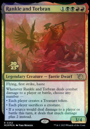 Rankle and Torbran [March of the Machine Prerelease Promos] | Good Games Cannington