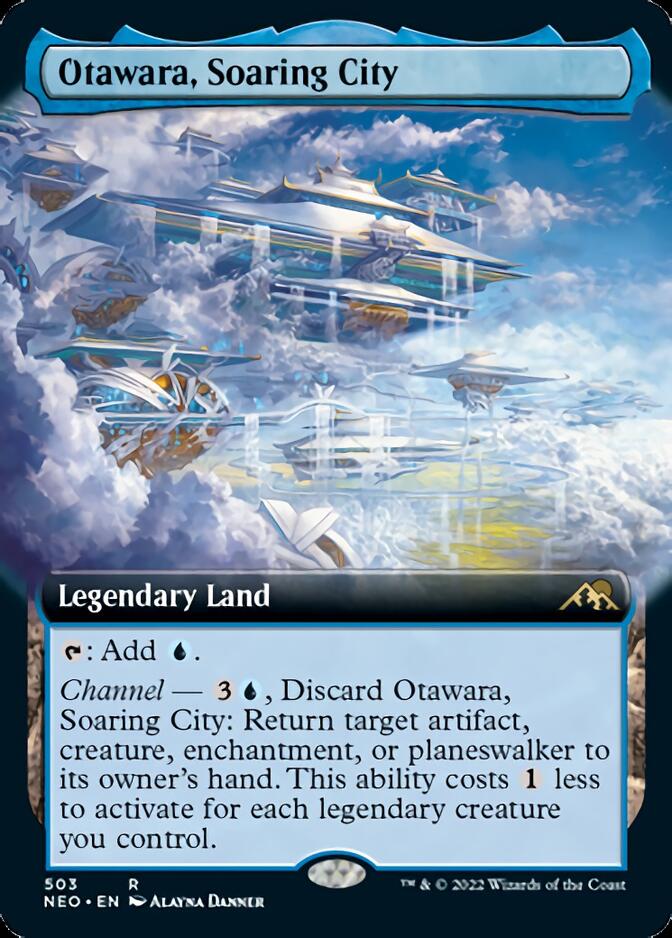 Otawara, Soaring City (Extended Art) [Kamigawa: Neon Dynasty] | Good Games Cannington