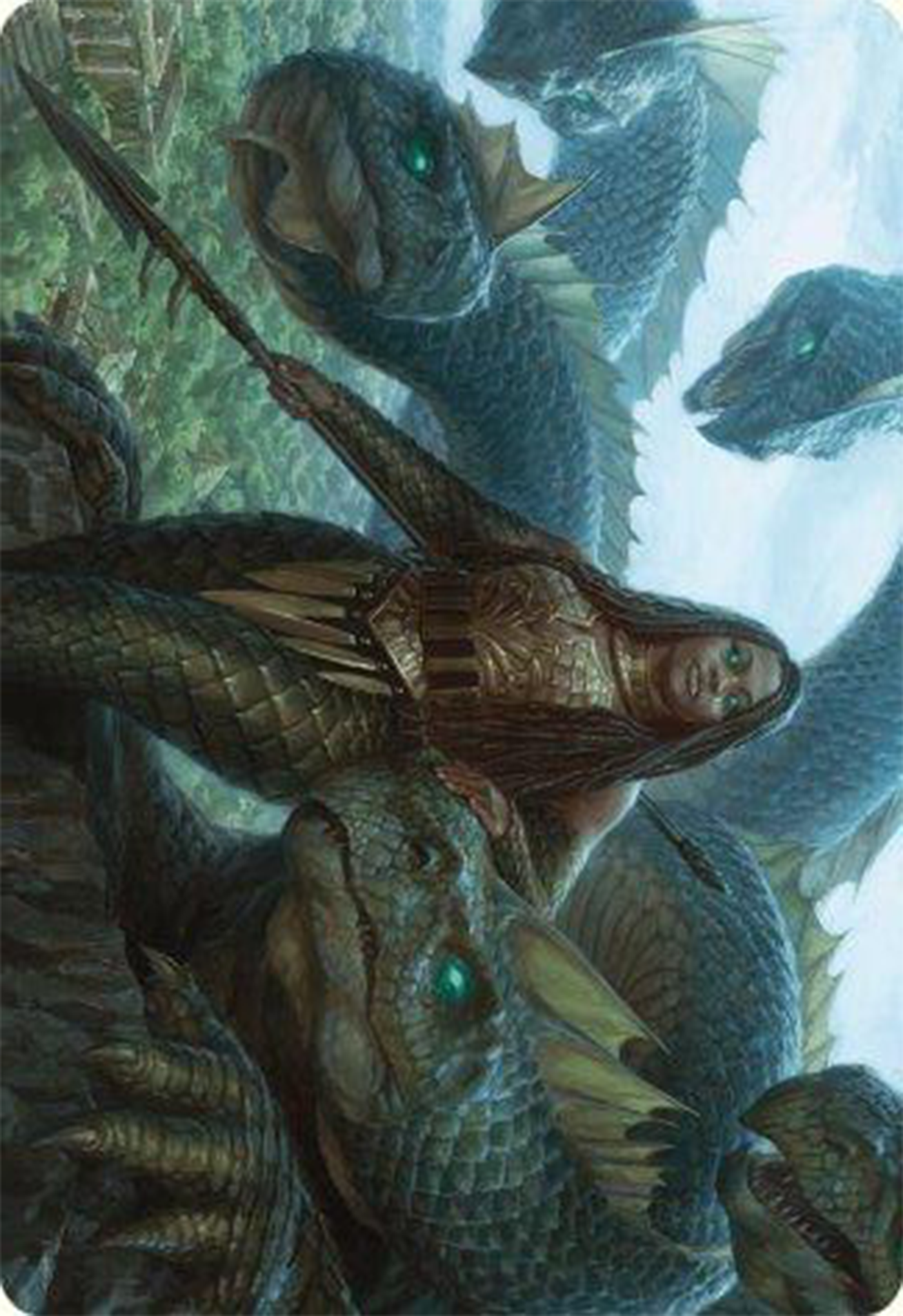 Hydra Trainer Art Card [Modern Horizons 3 Art Series] | Good Games Cannington