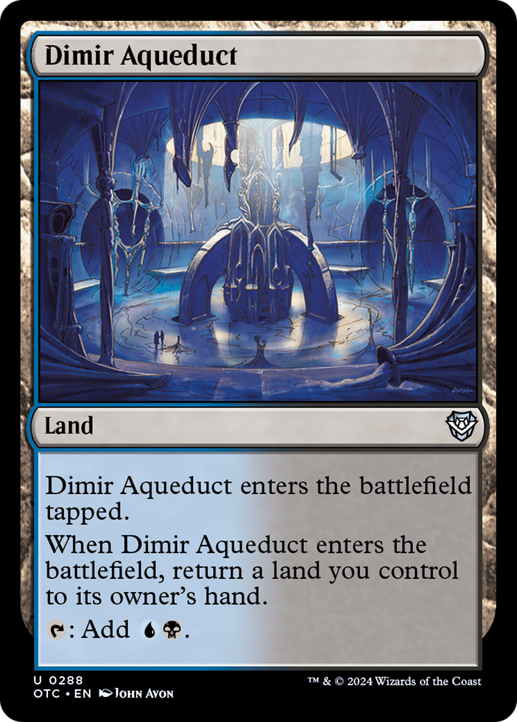 Dimir Aqueduct [Outlaws of Thunder Junction Commander] | Good Games Cannington