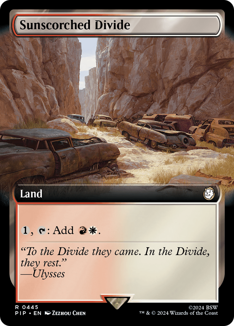 Sunscorched Divide (Extended Art) [Fallout] | Good Games Cannington