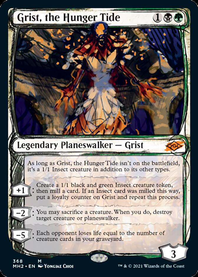 Grist, the Hunger Tide (Sketch) [Modern Horizons 2] | Good Games Cannington