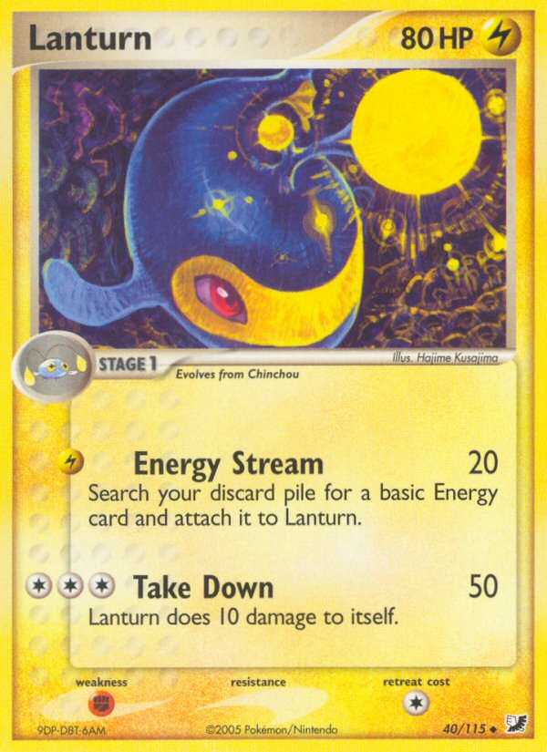 Lanturn (40/115) [EX: Unseen Forces] | Good Games Cannington
