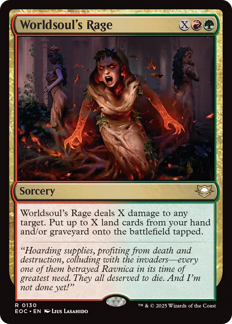 Worldsoul's Rage [Edge of Eternities Commander] | Good Games Cannington