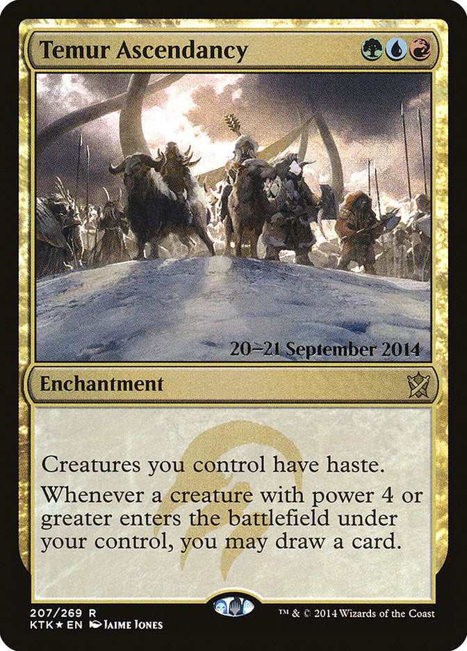 Temur Ascendancy [Khans of Tarkir Prerelease Promos] | Good Games Cannington