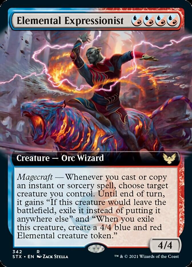 Elemental Expressionist (Extended Art) [Strixhaven: School of Mages] | Good Games Cannington