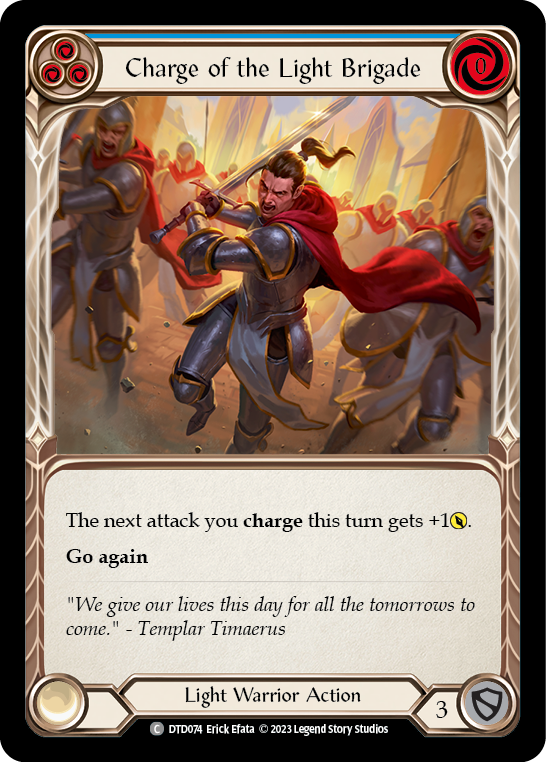 Charge of the Light Brigade (Blue) [DTD074] (Dusk Till Dawn) | Good Games Cannington