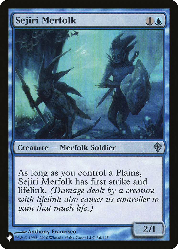 Sejiri Merfolk [The List] | Good Games Cannington