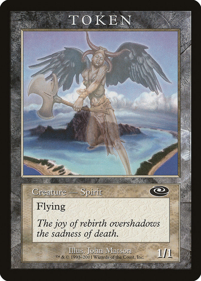 Spirit Token [Magic Player Rewards 2001] | Good Games Cannington