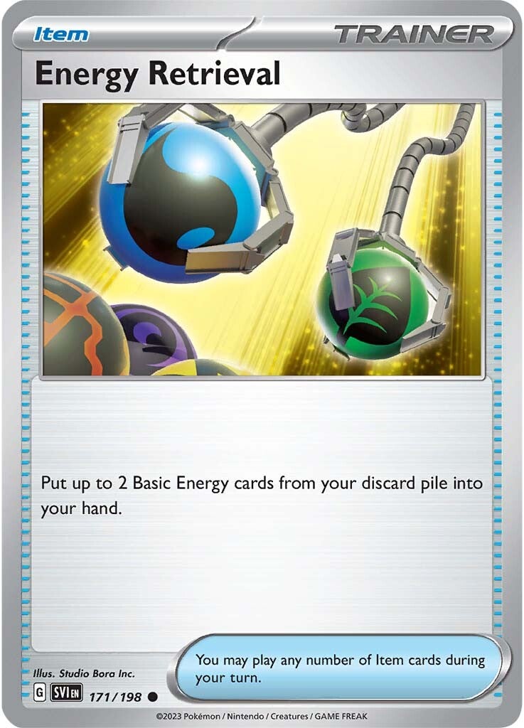 Energy Retrieval (171/198) [Scarlet & Violet: Base Set] | Good Games Cannington