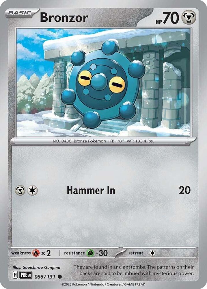 Bronzor (066/131) [Scarlet & Violet: Prismatic Evolutions] | Good Games Cannington