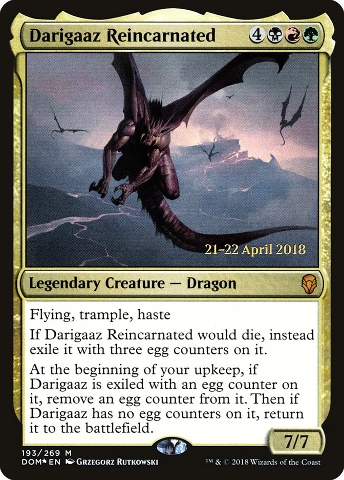 Darigaaz Reincarnated [Dominaria Prerelease Promos] | Good Games Cannington