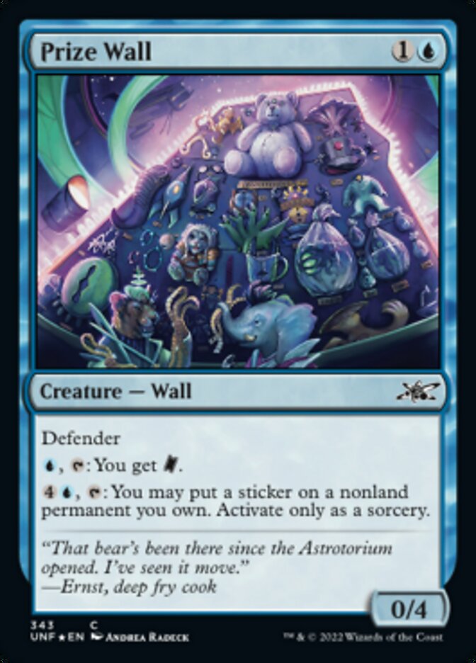 Prize Wall (Galaxy Foil) [Unfinity] | Good Games Cannington
