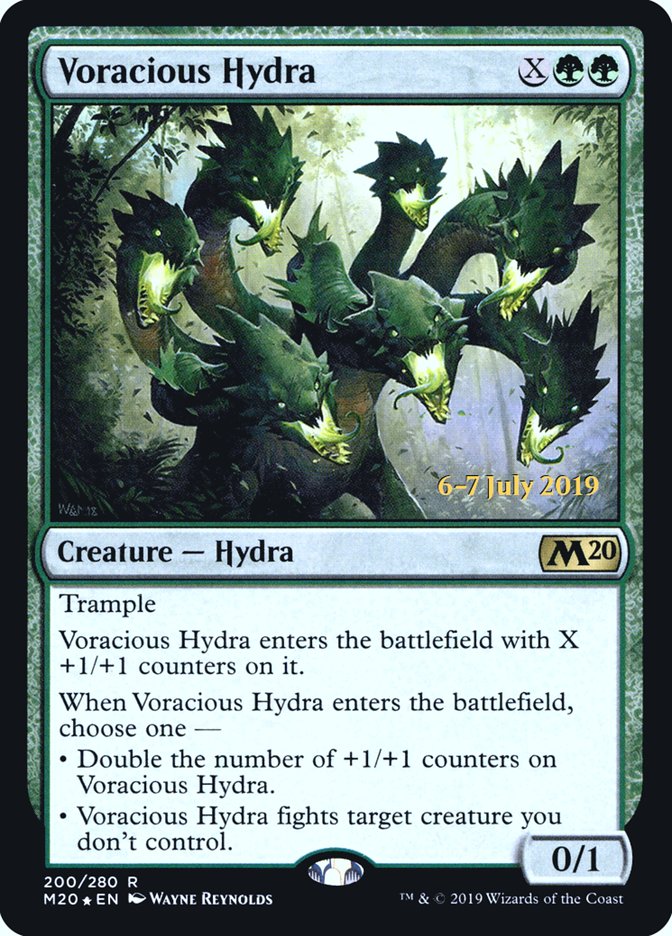 Voracious Hydra [Core Set 2020 Prerelease Promos] | Good Games Cannington