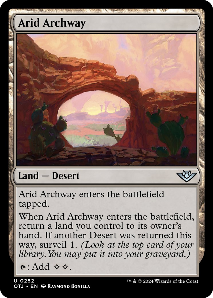 Arid Archway [Outlaws of Thunder Junction] | Good Games Cannington
