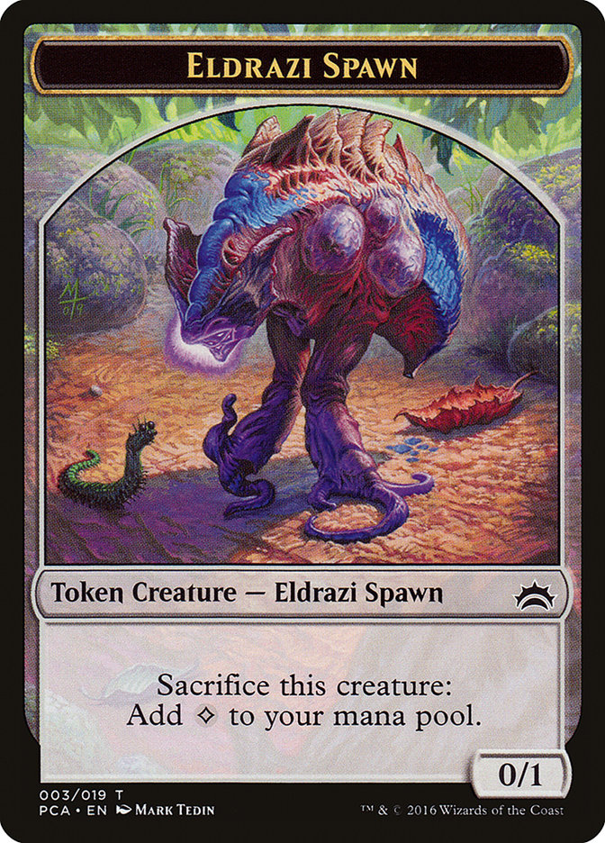 Eldrazi Spawn Token (003/019) [Planechase Anthology Tokens] | Good Games Cannington