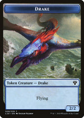 Human Soldier (005) // Drake Double-Sided Token [Commander 2020 Tokens] | Good Games Cannington
