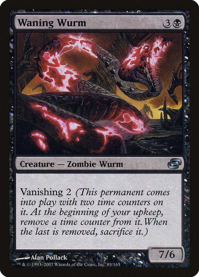 Waning Wurm 83/165 (Planar Chaos)  | Good Games Cannington