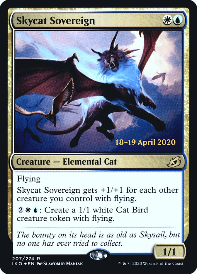 Skycat Sovereign [Ikoria: Lair of Behemoths Prerelease Promos] | Good Games Cannington