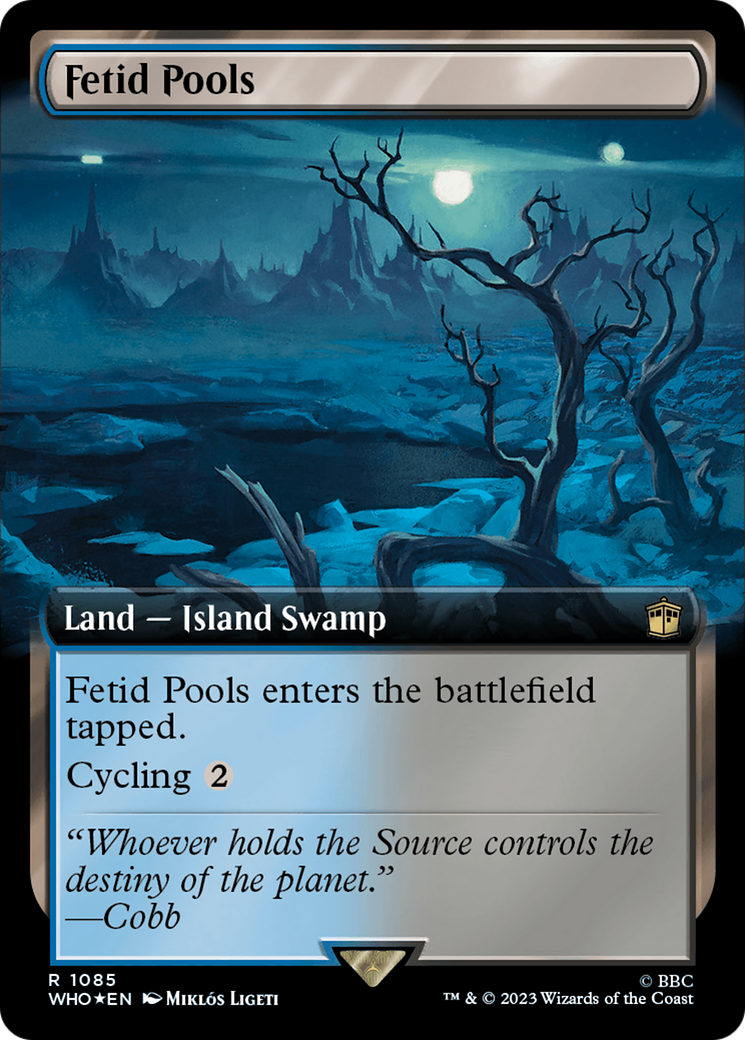 Fetid Pools (Extended Art) (Surge Foil) [Doctor Who] | Good Games Cannington