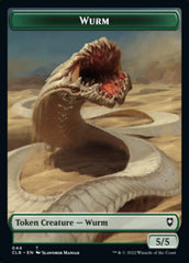 Phyrexian Beast // Wurm Double-Sided Token [Commander Legends: Battle for Baldur's Gate Tokens] | Good Games Cannington
