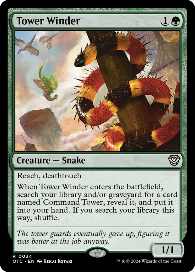 Tower Winder [Outlaws of Thunder Junction Commander] | Good Games Cannington