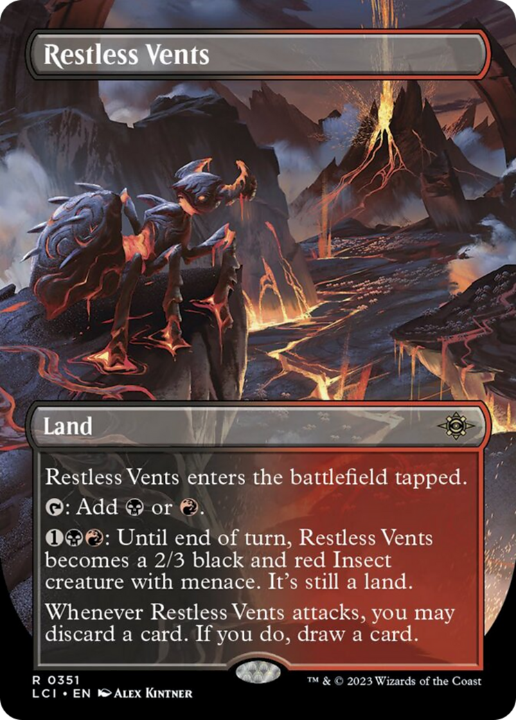 Restless Vents (Borderless) [The Lost Caverns of Ixalan] | Good Games Cannington